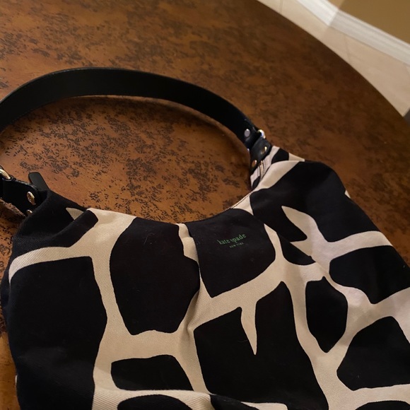 Kate Spade canvas giraffe 🦒 print bag - Picture 5 of 10